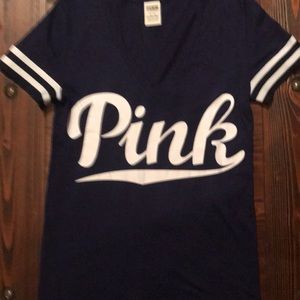 Victoria’s Secret Navy V-Neck T-shirt